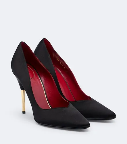 Escarpins Enigme en satin - Valentino Garavani - Modalova