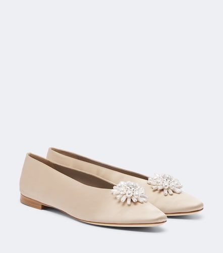 Ballerines Ines en satin à ornements - Jimmy Choo - Modalova