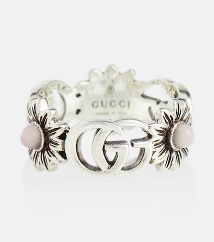 Bague GG Marmont en argent sterling avec perles - Gucci - Modalova