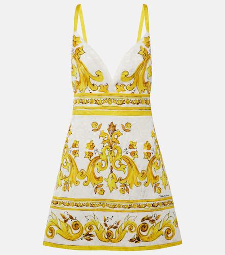 Robe Majolica en brocart - Dolce&Gabbana - Modalova