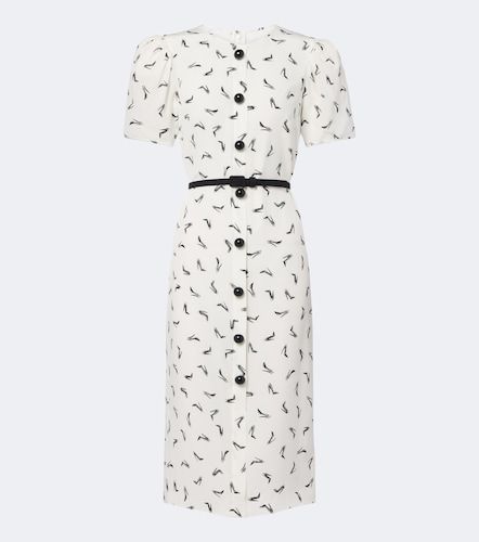 Robe midi en soie à imprimé - Carolina Herrera - Modalova