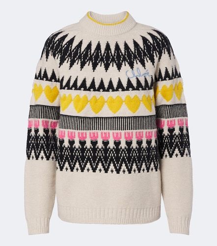 Chloé Pull en jacquard de laine et cachemire - Chloe - Modalova
