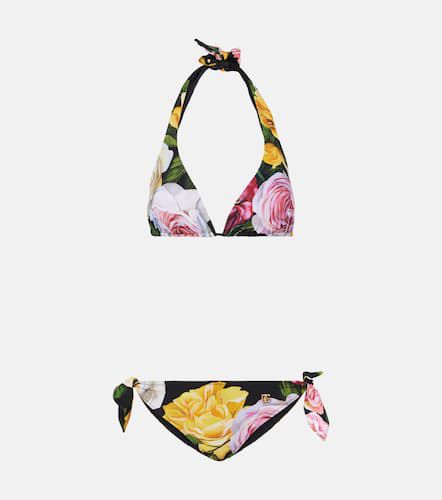 Dolce&Gabbana Bikini à fleurs - Dolce&Gabbana - Modalova