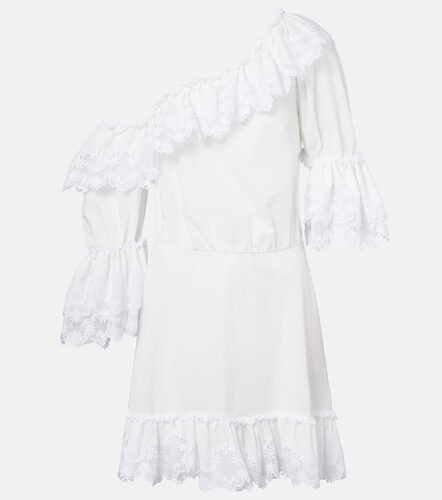 Robe en coton à broderie - Saint Laurent - Modalova