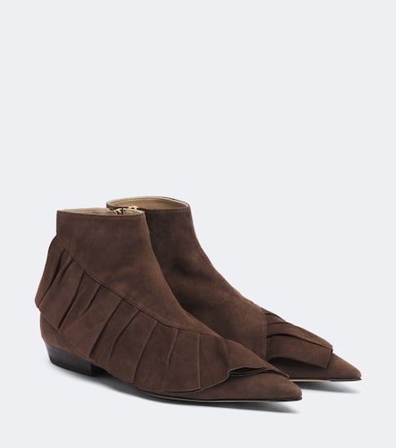 Bottines en daim à volants - JW Anderson - Modalova