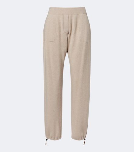 Pantalon droit en laine, cachemire et soie - Brunello Cucinelli - Modalova