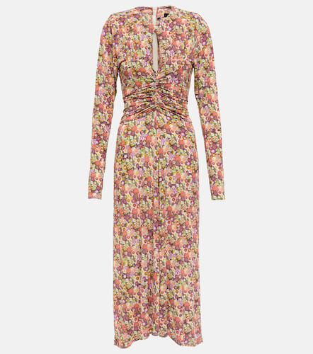 Robe midi Jinelima à fleurs - Isabel Marant - Modalova