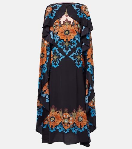 Robe longue Magic en soie à fleurs - La DoubleJ - Modalova