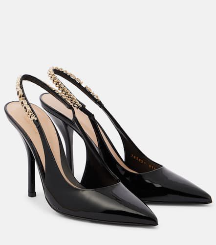 Escarpins slingback Signoria en cuir verni - Gucci - Modalova