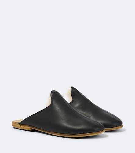 Sabah Mules en cuir et shearling - Sabah - Modalova