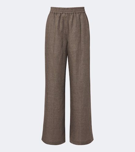 Pantalon ample en lin - Brunello Cucinelli - Modalova