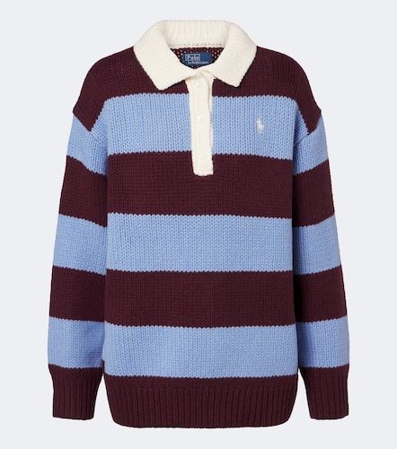 Polo en laine mélangée à rayures - Polo Ralph Lauren - Modalova