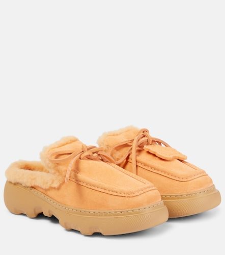 Burberry Mules Stony en daim - Burberry - Modalova