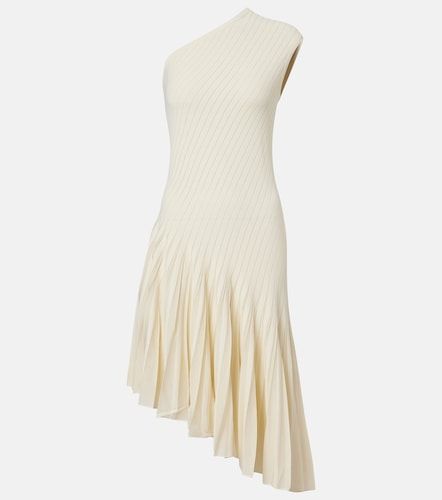 Alaïa Robe midi asymétrique en crêpe - Alaia - Modalova