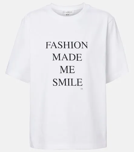 T-shirt en jersey de coton imprimé - Victoria Beckham - Modalova