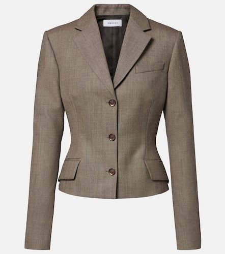 McQueen Blazer court en laine - McQueen - Modalova