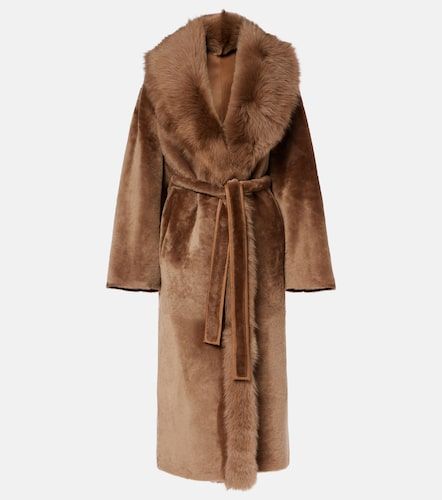 Manteau Isadora en shearling - Nour Hammour - Modalova