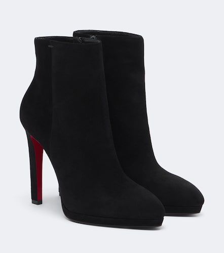 Bottines Fannylove en daim à plateau - Christian Louboutin - Modalova