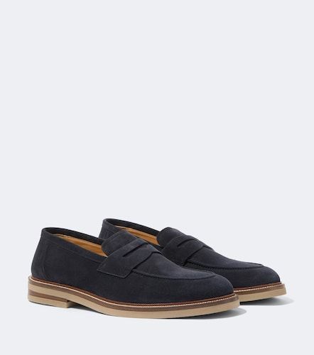 Mocassins en daim - Brunello Cucinelli - Modalova