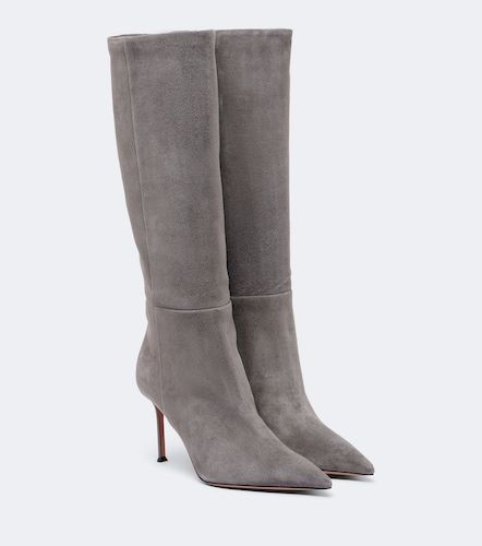 Aquazzura Bottes Harper en daim - Aquazzura - Modalova