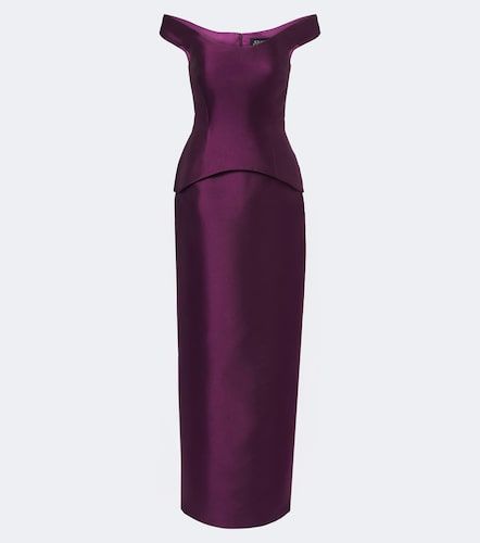 Robe longue Pieta en satin - Solace London - Modalova