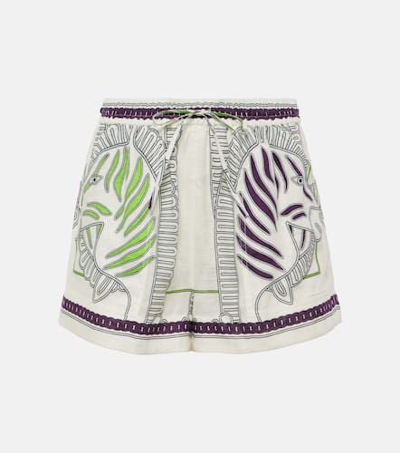 Tory Burch Short imprimé en lin - Tory Burch - Modalova