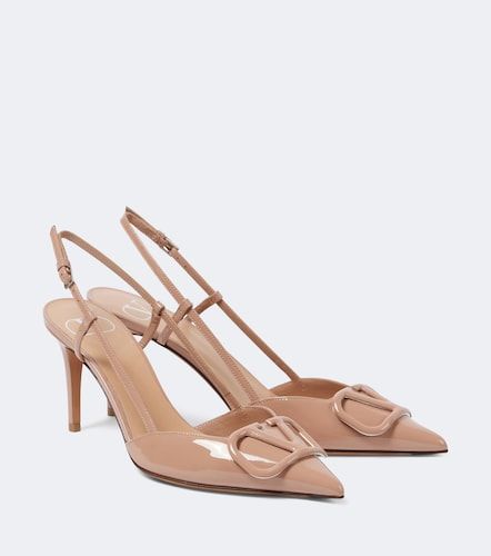 Escarpins VLogo Signature 80 en cuir verni - Valentino Garavani - Modalova