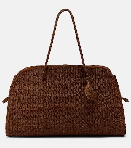 Sac bowling Turismo Large en raphia - Jacquemus - Modalova