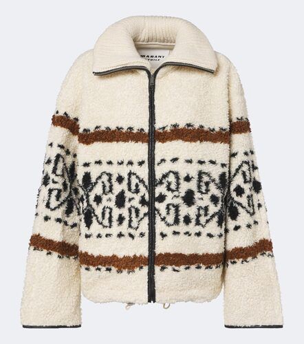 Marant Etoile Veste Luka en teddy - Marant Etoile - Modalova