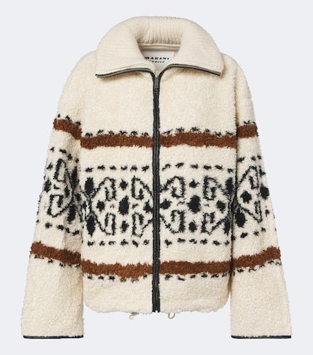 Marant Etoile Veste Luka en teddy - Marant Etoile - Modalova