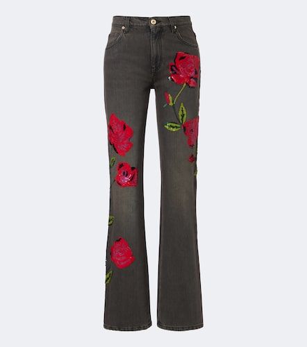 Blumarine Jean wide à sequins - Blumarine - Modalova