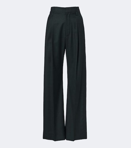 Pantalon ample Ethel en laine vierge - Victoria Beckham - Modalova