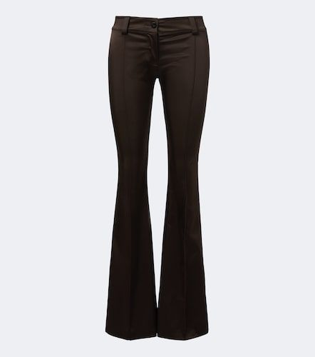 Gucci Pantalon évasé en satin - Gucci - Modalova