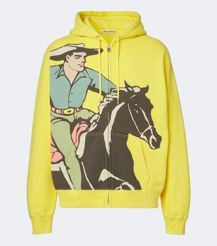 Sweat-shirt à capuche en coton - JW Anderson - Modalova