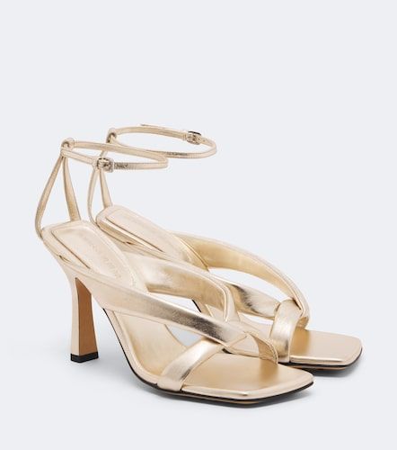 Sandales Riva en cuir métallisé - Bottega Veneta - Modalova
