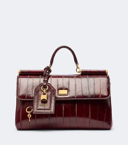 Sac My Sicily Medium en cuir d'anguille - Dolce&Gabbana - Modalova
