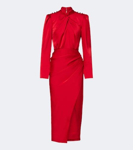 Robe de cocktail en satin - Self-Portrait - Modalova