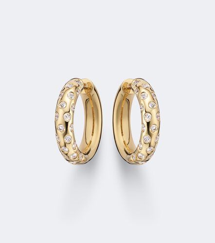 Boucles d'oreilles Cosmo en or 18 ct et diamants - Anita Ko - Modalova