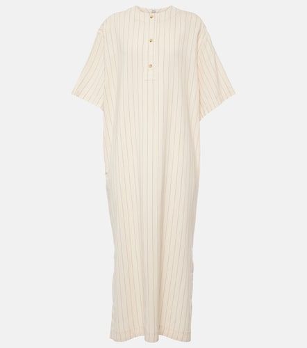 Robe chemise midi à rayures tennis - Toteme - Modalova