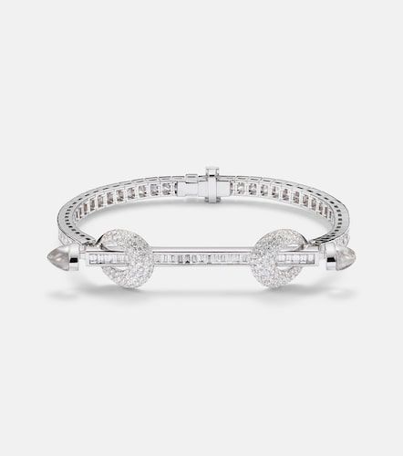 Bracelet Chakra en or blanc 18 ct, diamants et quartz - Ananya - Modalova