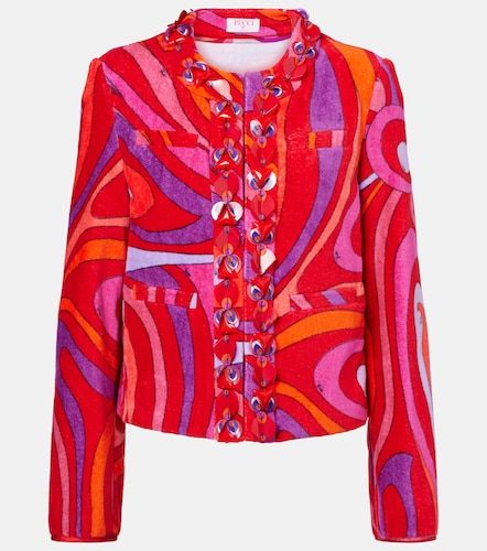 Veste Marmo en coton éponge à ornements - Pucci - Modalova