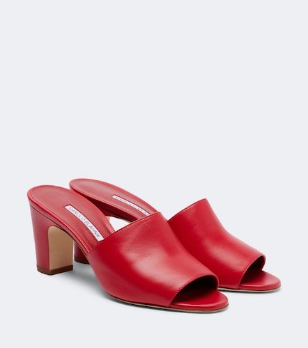 Mules Rapalla en cuir - Manolo Blahnik - Modalova