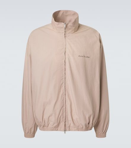 Veste en popeline de coton à logo - Acne Studios - Modalova