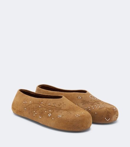 Slip-on Tierra en daim à clous - Golden Goose - Modalova