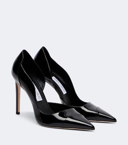 Escarpins Brigitte 100 en cuir verni - Jimmy Choo - Modalova