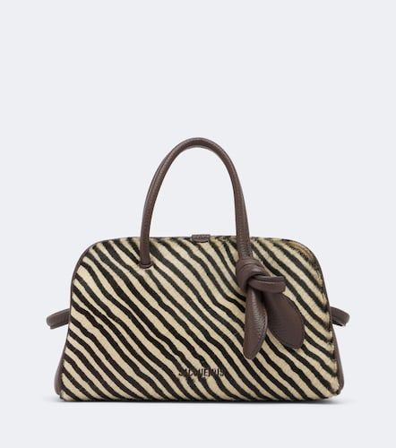 Sac bowling Turismo Small en cuir façon poulain - Jacquemus - Modalova
