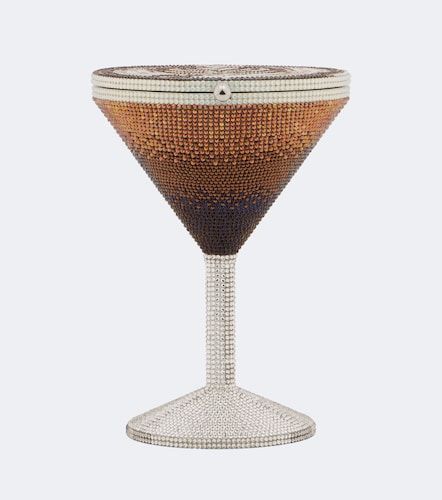 Pochette Martini Espresso à cristaux - Judith Leiber Couture - Modalova