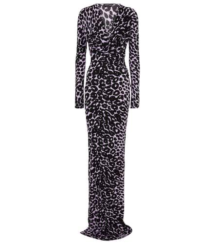 Robe longue à motif léopard - Tom Ford - Modalova