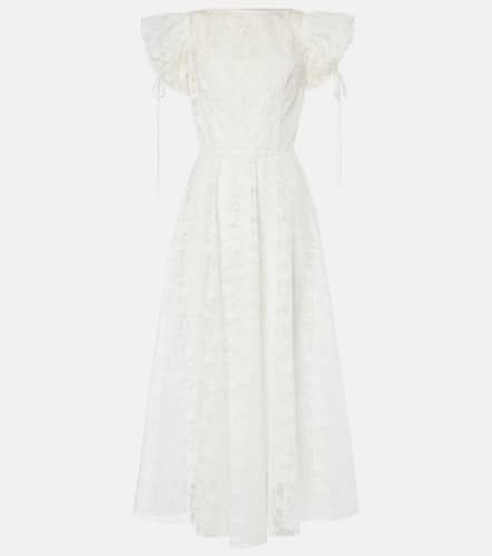 Rodarte Robe midi en soie à fleurs - Rodarte - Modalova