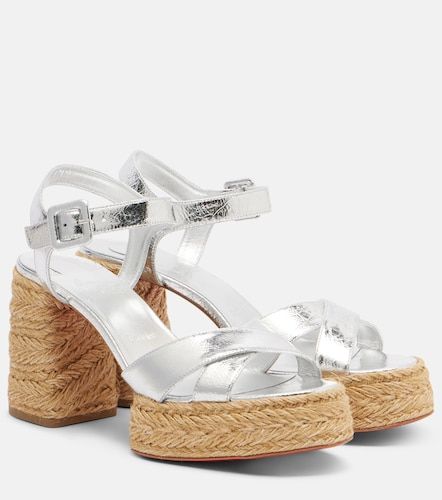 Sandales Calakala 85 en cuir métallisé - Christian Louboutin - Modalova